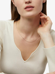Gold Paperclip Chain Necklace - Gold Paperclip Necklace
