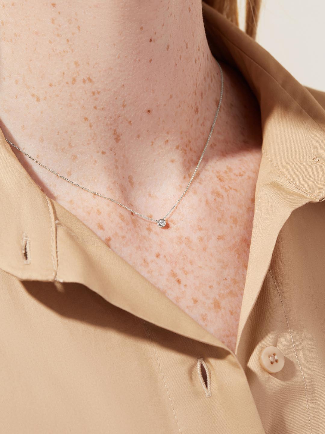 Diamond Necklace - Gold Diamond Necklace
