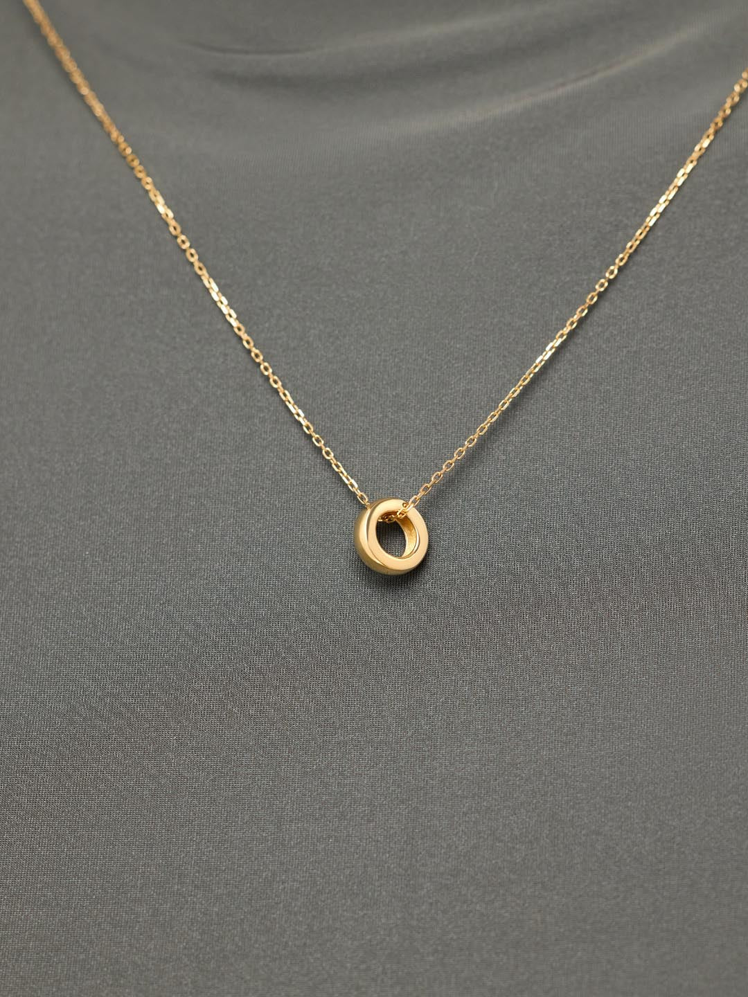 Solid White Gold - Eclipse Charm