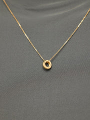 Solid White Gold - Eclipse Charm