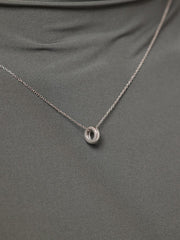 Solid White Gold - Eclipse Charm