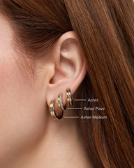 Hoop Earrings - Asher Medium
