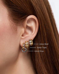 Hoop Earrings - Asher Medium