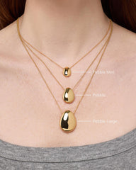 Ana Luisa Pebble Pendant Necklace