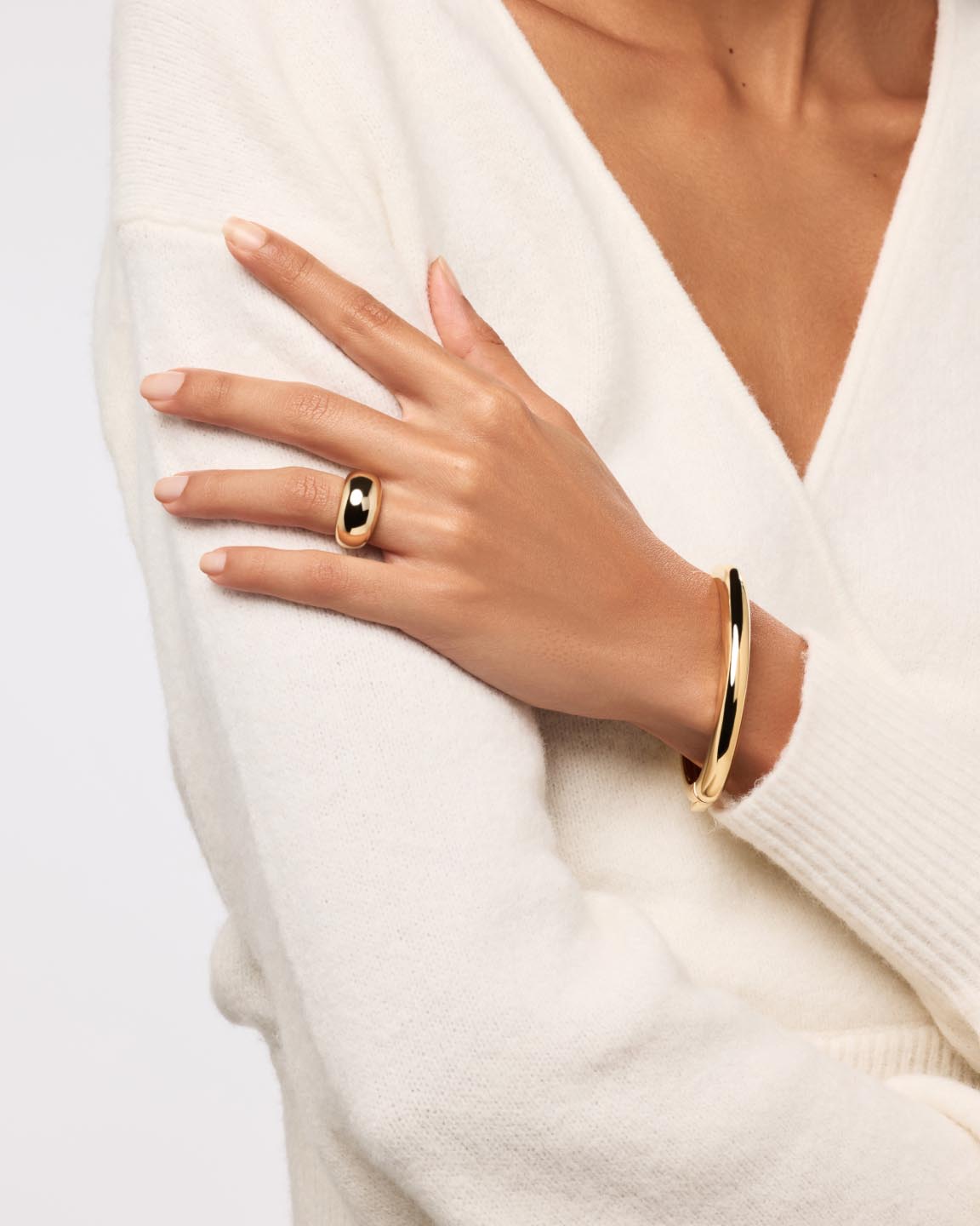 Gold Bangle Bracelet - Tia Bangle