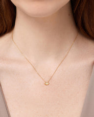 Gold Pendant Necklace - Walker Pendant