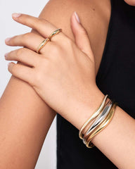 Gold Band Ring - Stevie