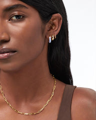 Chunky Gold Hoop Earrings - Colene