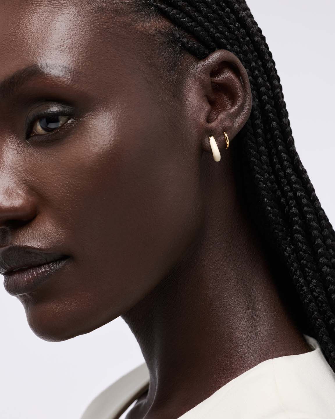 Chunky Gold Hoop Earrings - Colene