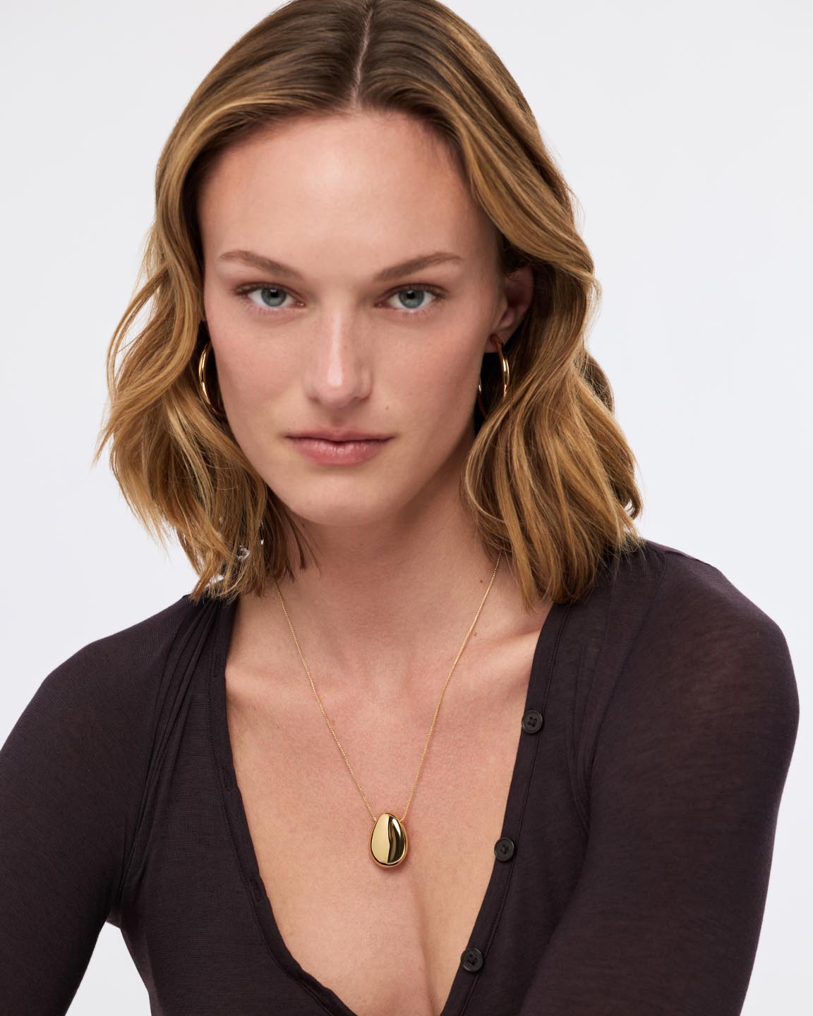 Ana Luisa Pebble Pendant Necklace