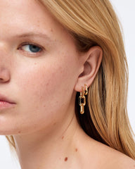 Statement Earrings - Eve Link Hoops