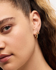 Ana Luisa Giulia Hoop Earrings