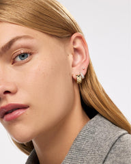 Gold Huggie Earrings - Eden Mini