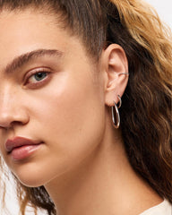 Gold Hoop Earrings - Cuidado