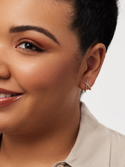 Gold Stud Earrings - Sloane