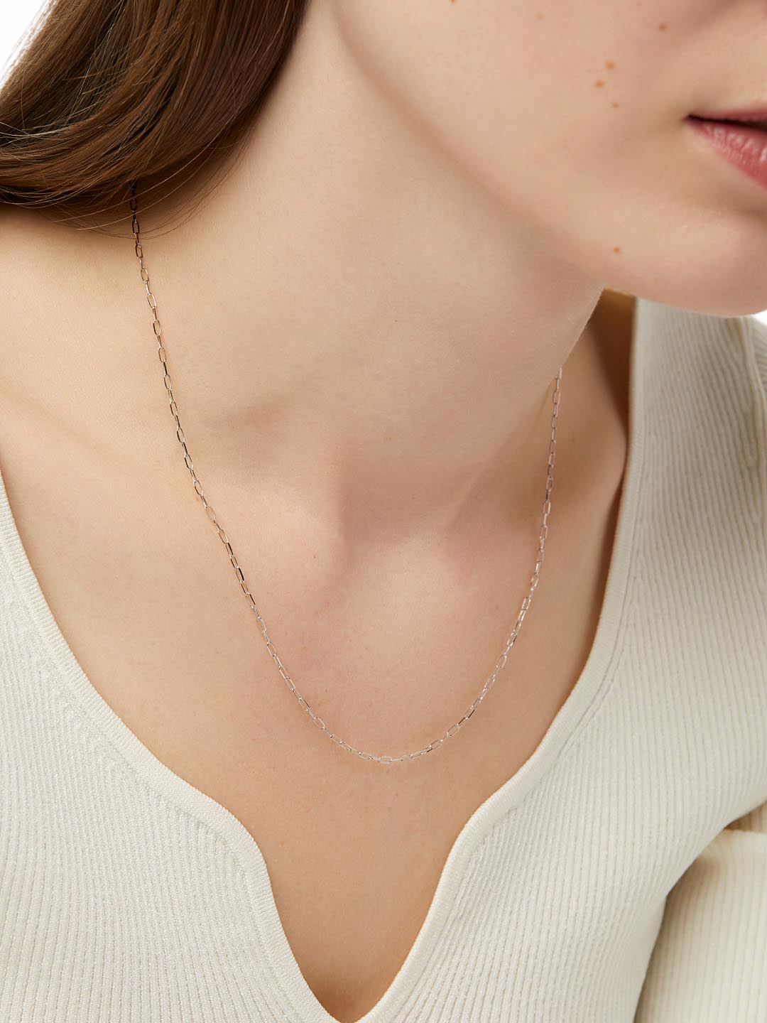 Gold Paperclip Chain Necklace - Gold Paperclip Necklace