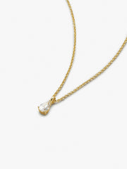 Delicate Solitaire Pendant - Elise Pendant