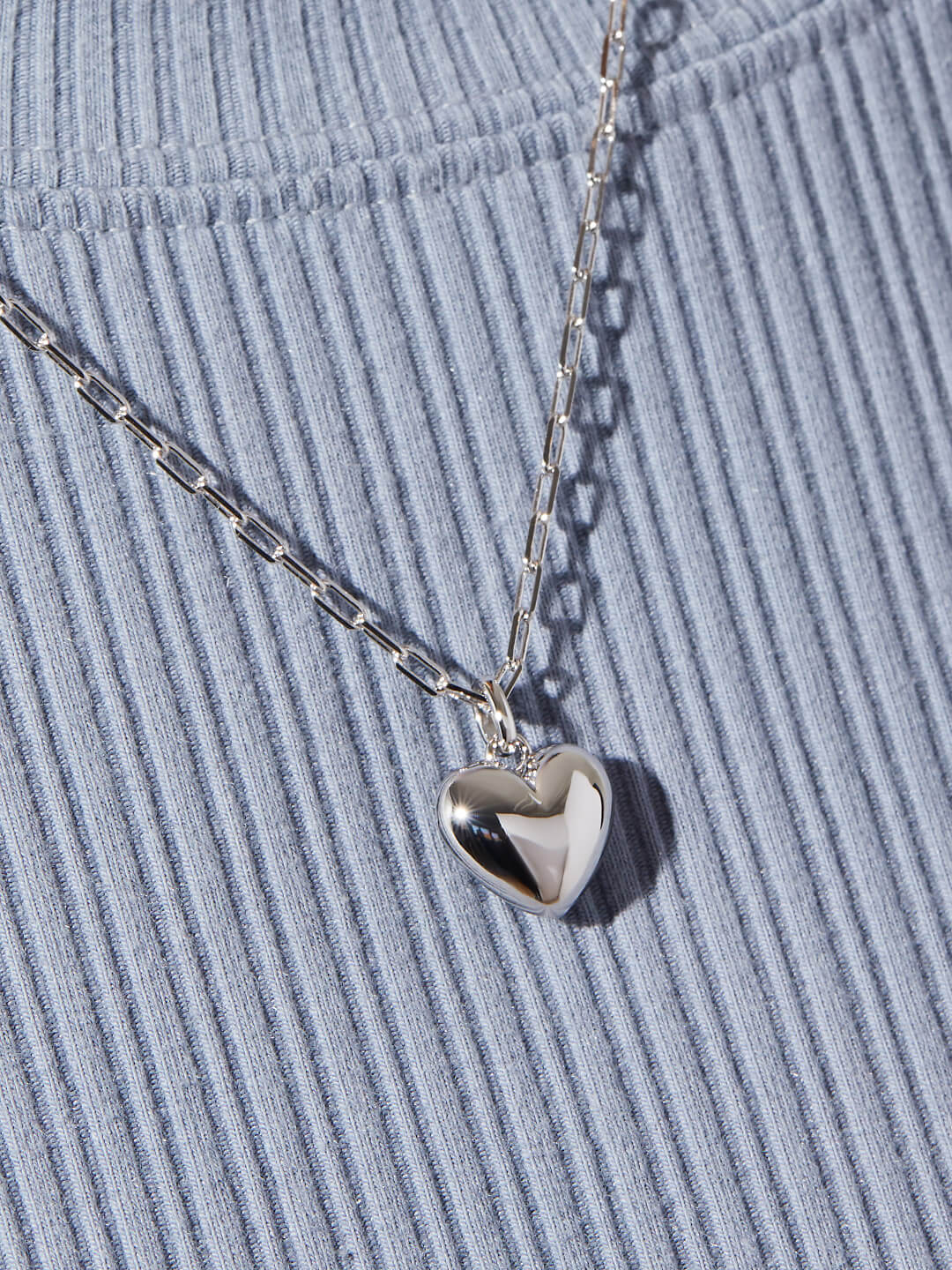 Gold Heart Necklace - Lev Small