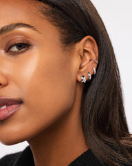 Ana Luisa Giulia Hoop Earrings