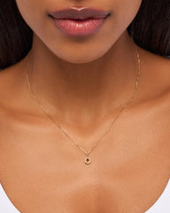 Solid Gold Amethyst Blue Sapphire Blue Topaz Yellow Citrine Semi Precious Stones Birthstones Pendant Necklaces For Women Ana Luisa Teardrop Necklace Citrine