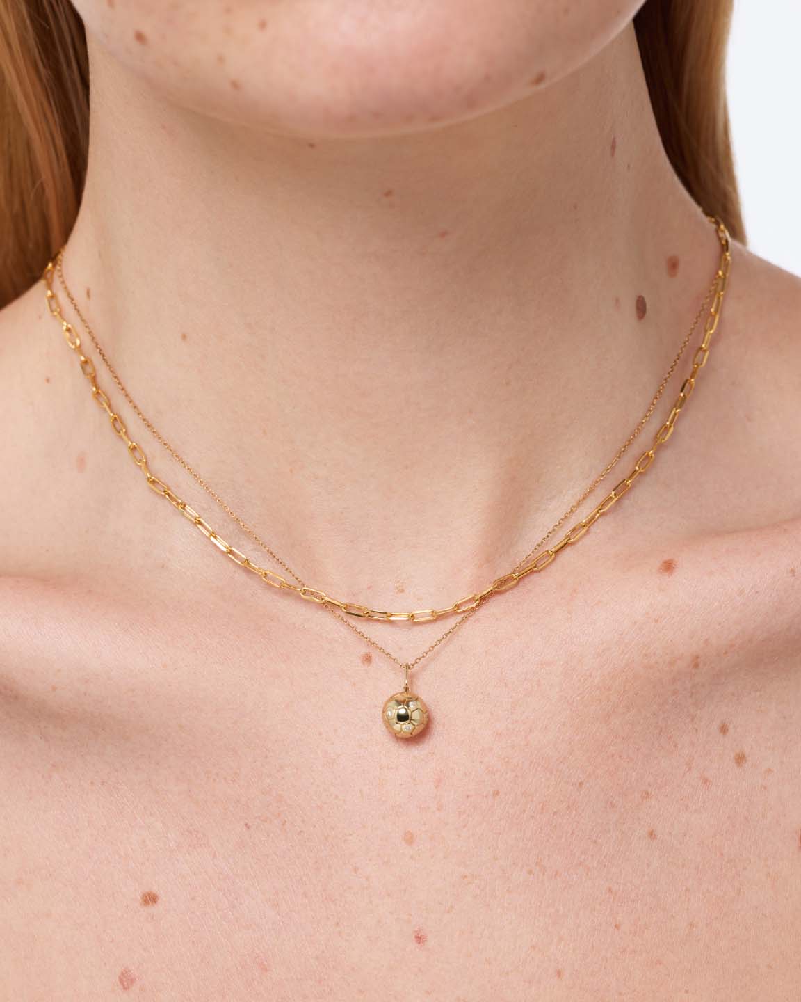 Solid Yellow Gold - Ballon d'Or Charm
