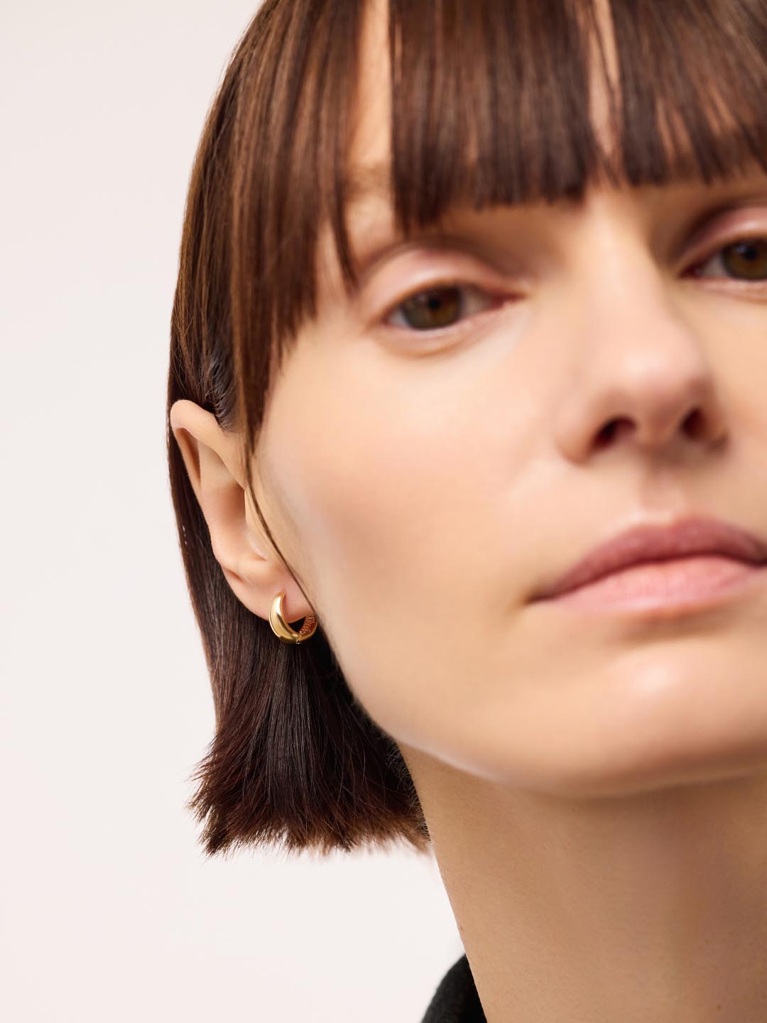 Gold Stud Earrings - Gold Mini Teardrop Studs