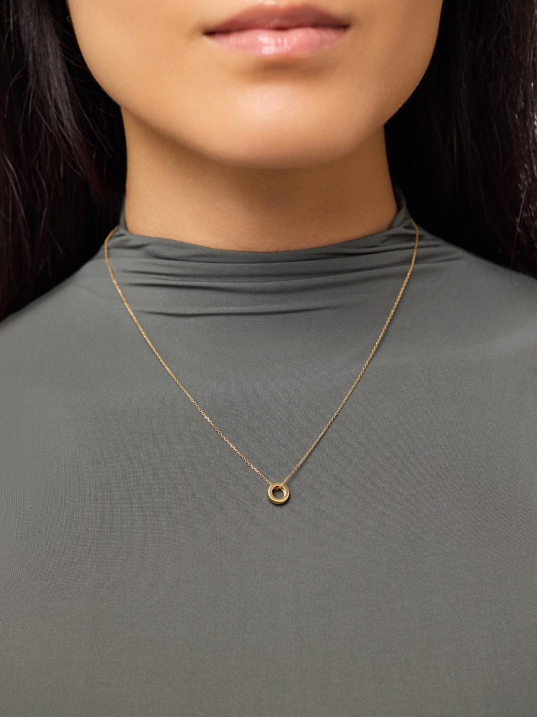 Solid White Gold - Eclipse Charm