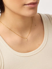 Gold Pendant - Gold Mini Key Charm