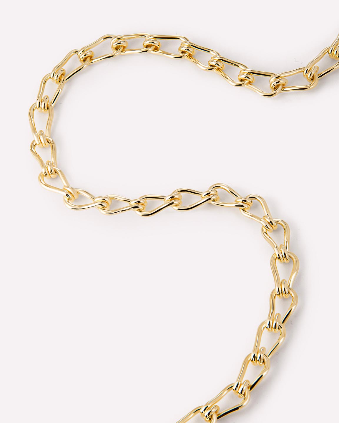 Gold Chain Necklace - Violet Chain Necklace