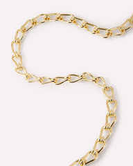 Gold Chain Necklace - Violet Chain Necklace