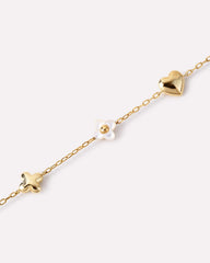 Gold Charm Bracelet - Azura Bracelet