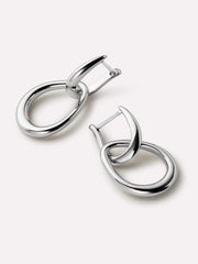 Silver Drop Earrings - Sage Silver