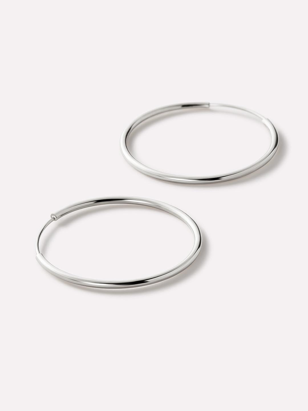 Small Gold Hoop Earrings - Gold Slim Hoops Large