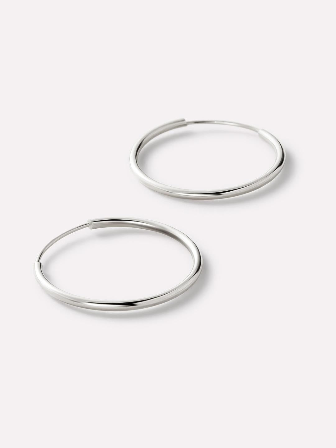 Small Gold Hoop Earrings - Gold Slim Hoops Large