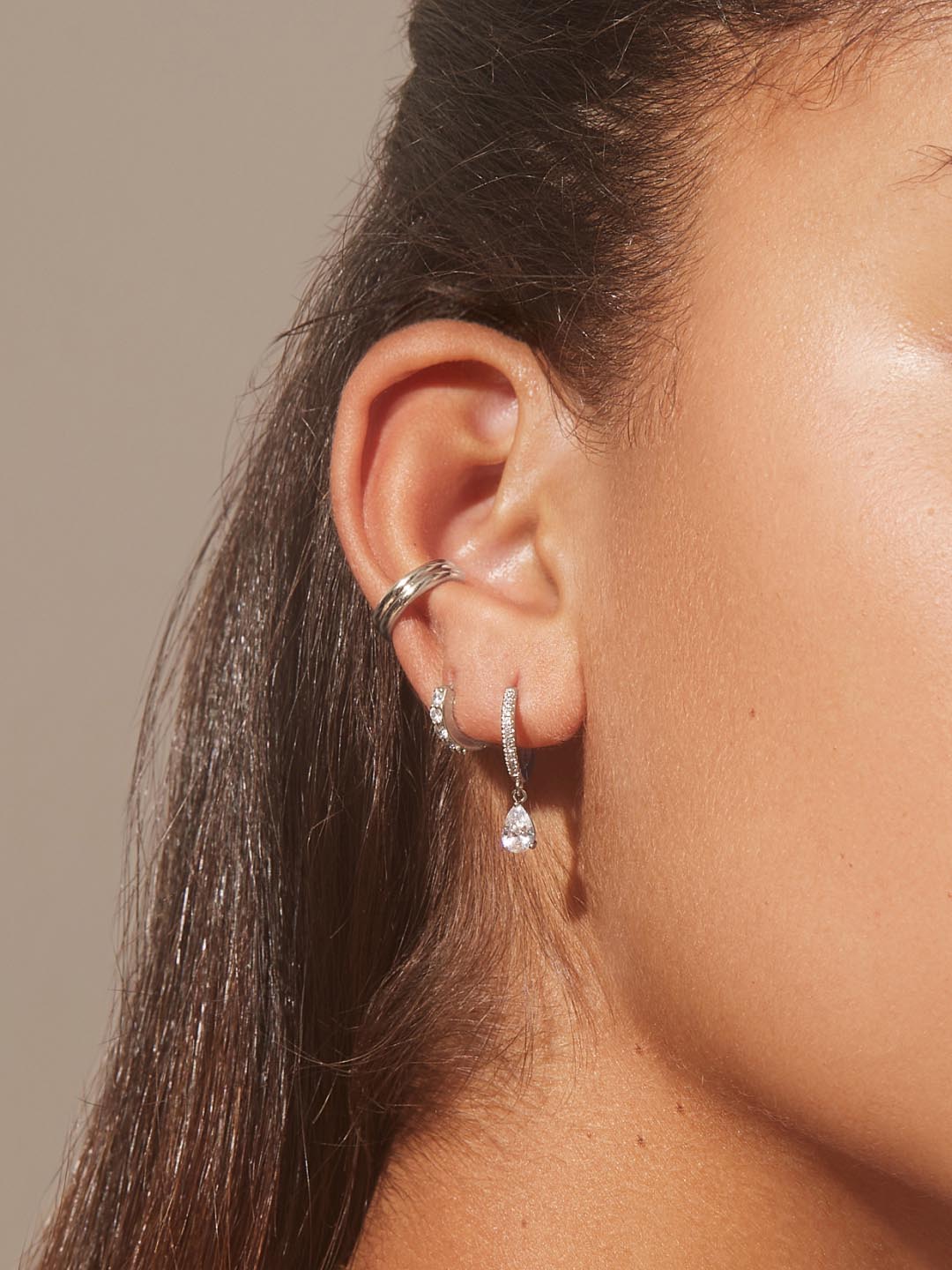 Delicate Huggie Hoops - Elise