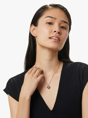 Gold Heart Necklace - Lev Small