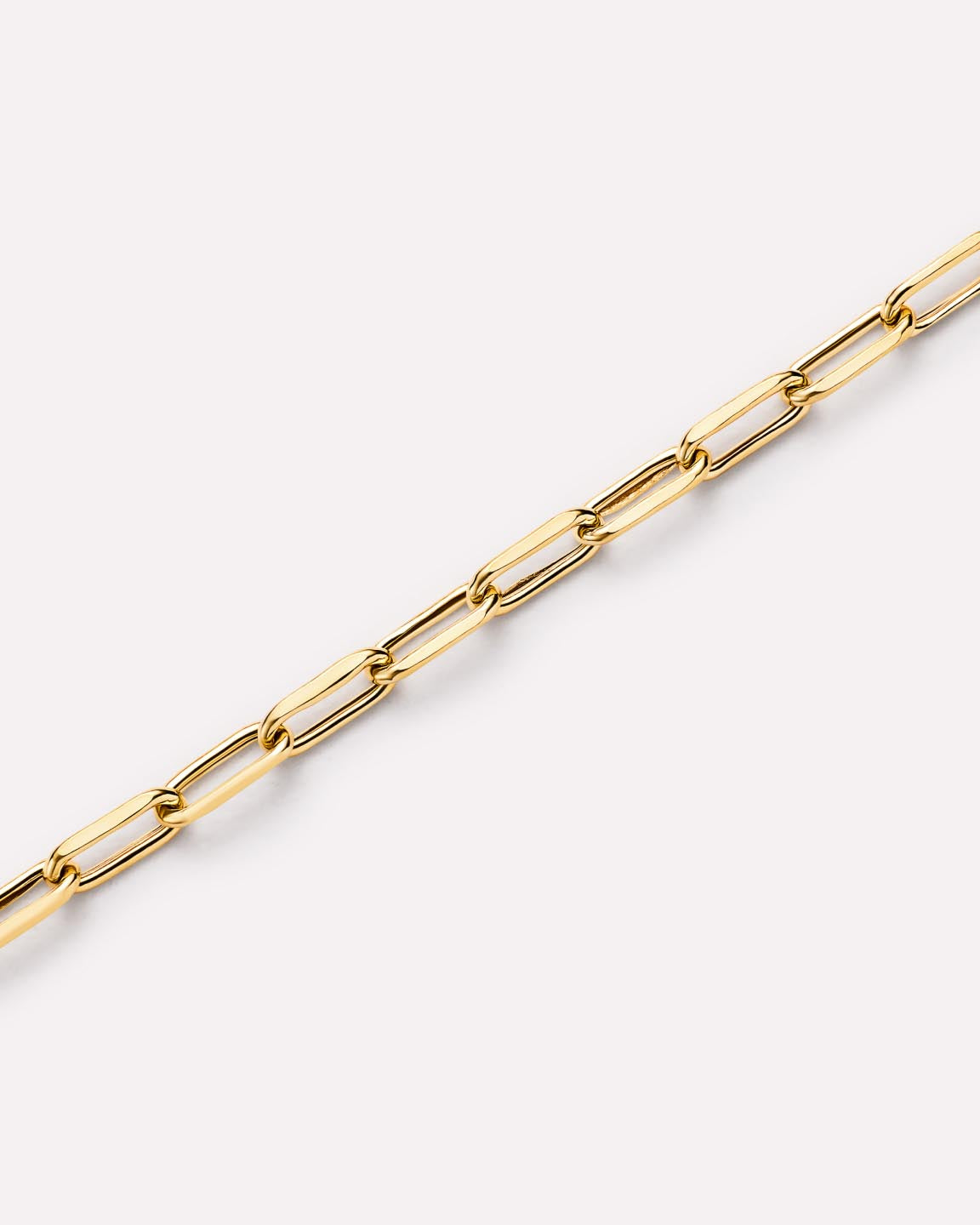 Solid Gold Fine Chain Bracelets For Women Ana Luisa Medium Paperclip Bracelet