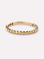Solid Yellow Gold - Circles Ring