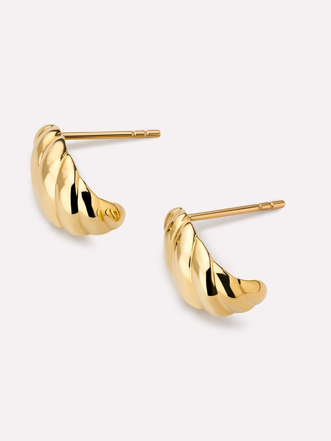 Gold Stud Earrings - Gold Mini Teardrop Studs
