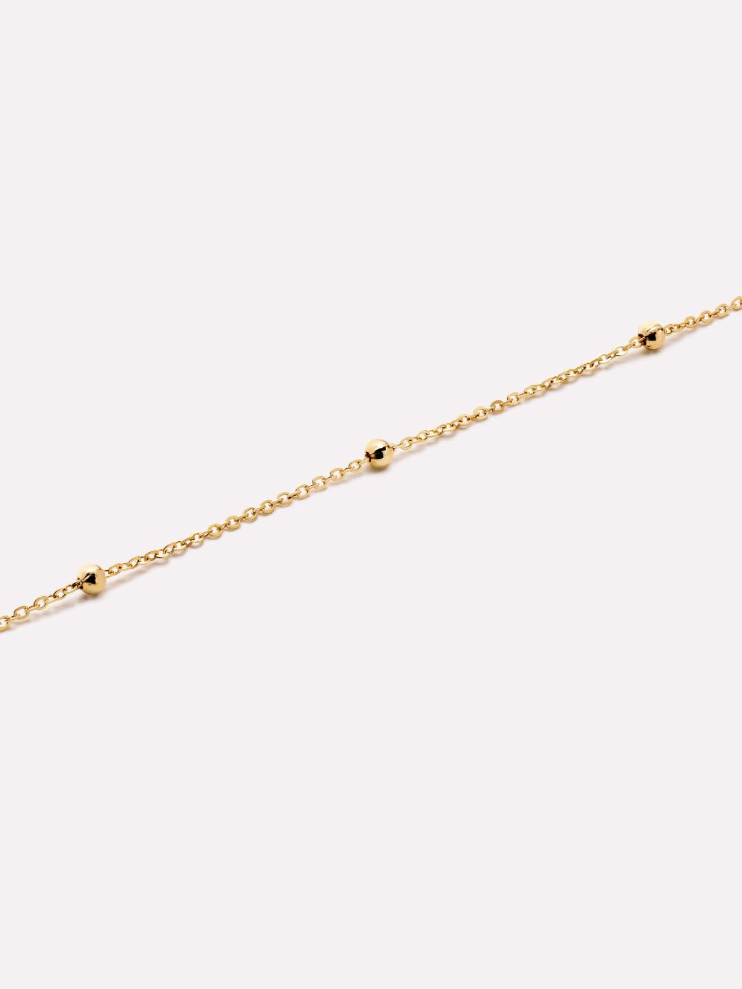 Solid Yellow Gold - Satellite Bracelet
