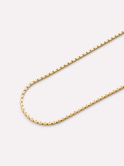 Solid Yellow Gold - Silk Chain Bracelet
