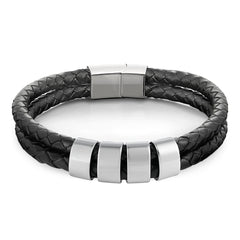 Minimal Personalized Name(s) Leather Bracelet