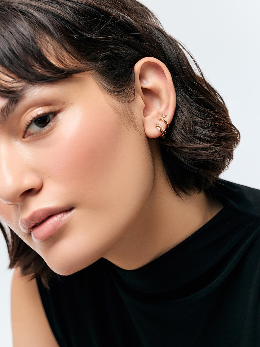 Double Hoop Earrings - Toda