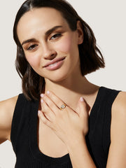 Gold Signet Ring - Amara Black