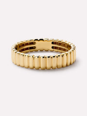 Solid Yellow Gold - Galaxy Ring Wide