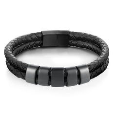 Minimal Personalized Name(s) Leather Bracelet