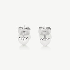 Classic Heart Stud Earrings