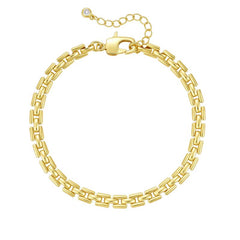 14K Elegant Double Sided Panther Link Anklet