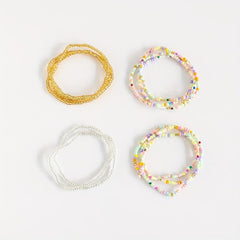 11-Piece Boho Pastel Bracelet Stack