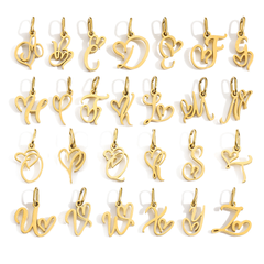 Dainty Heart Letter Initial Necklace
